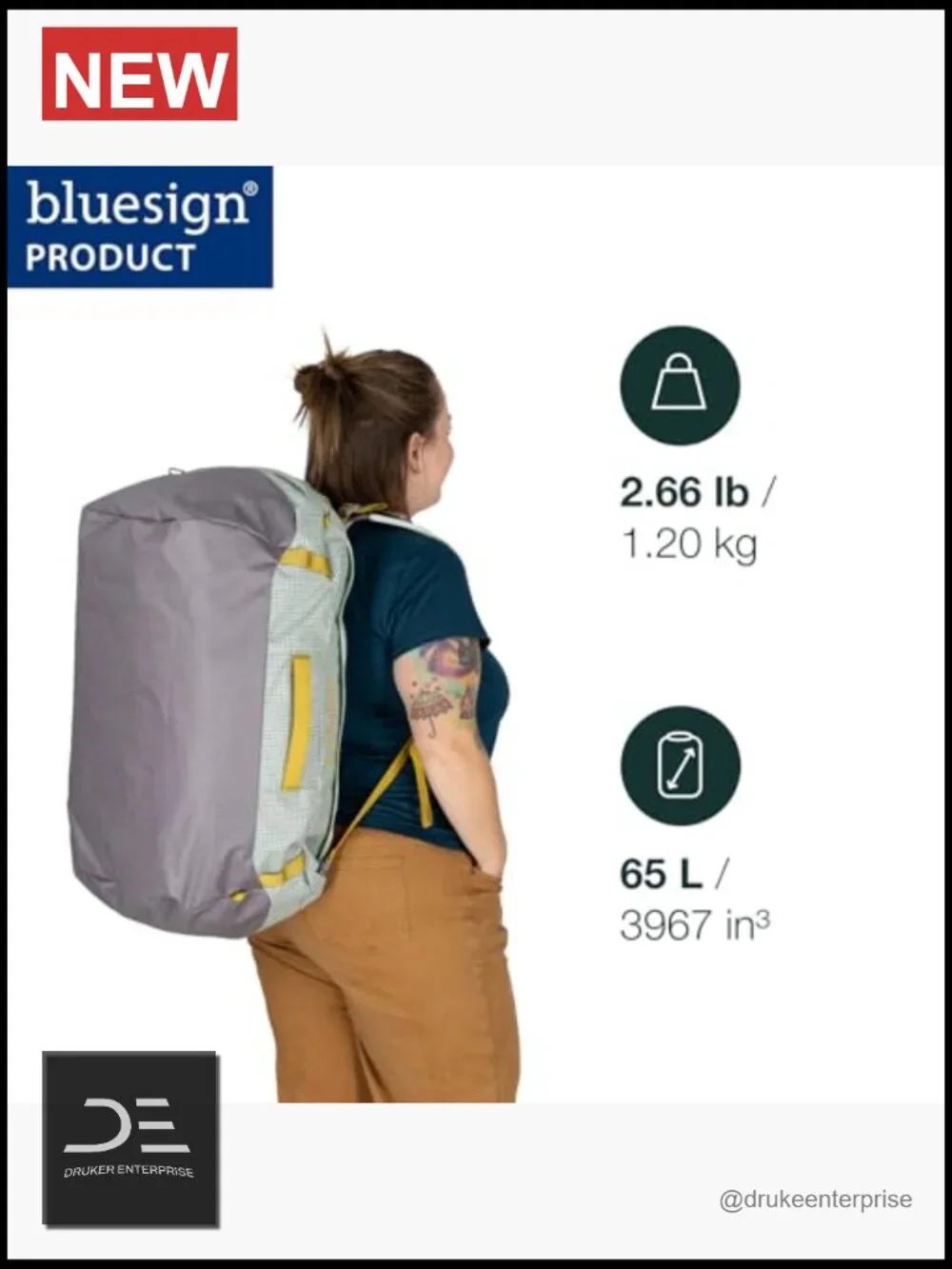 Extra Large Lightweight Travel Duffel Bag Water Resistant Durable Gear Bag